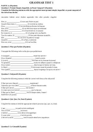 Conditionel présent S2 2 grammar - SLL2060F - Studocu