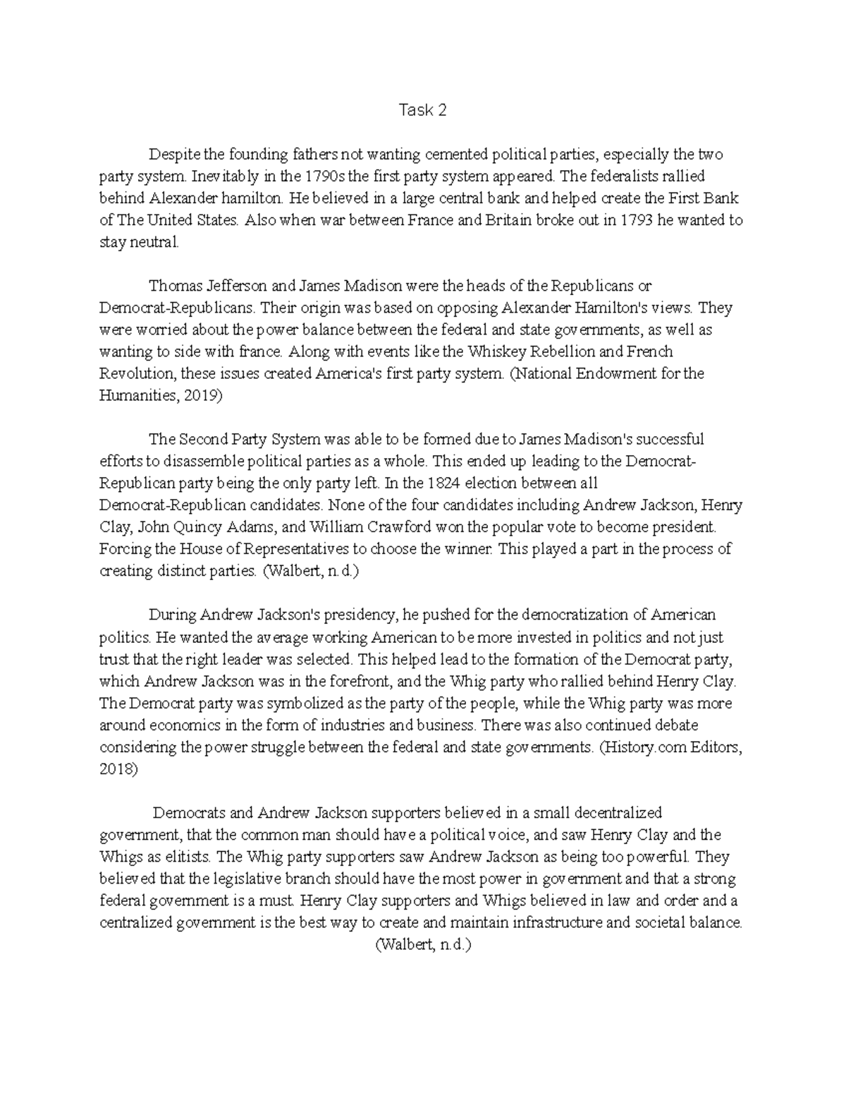 Task 2 - Google Docs - passed on my first try with this document. dont ...