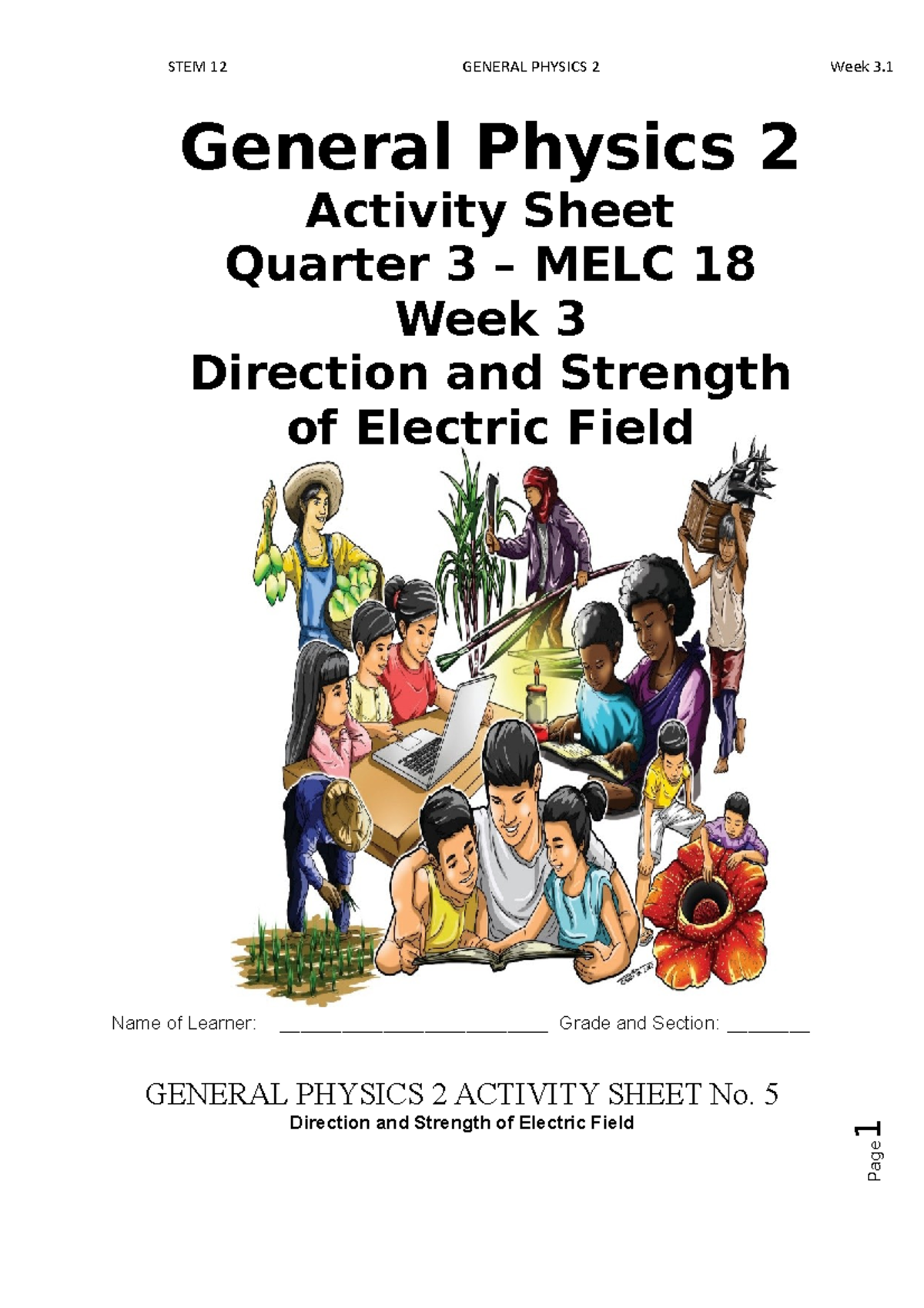 GP Q3 W3 - pls, for up purposes only - General Physics 2 Activity Sheet ...