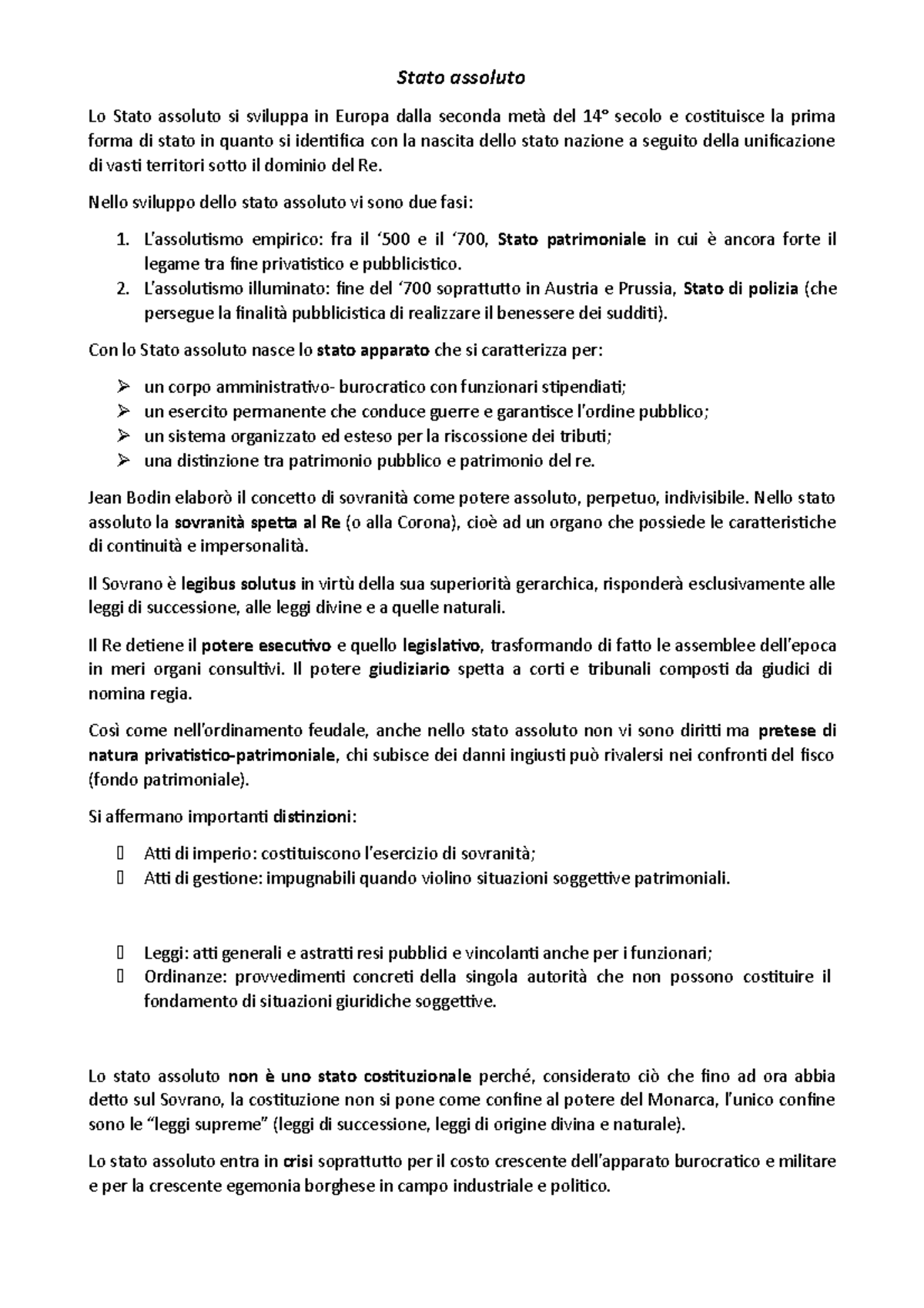 Forme Di Stato - Stato Assoluto Lo Stato Assoluto Si Sviluppa In Europa ...