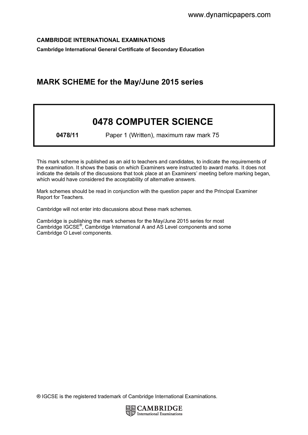 cambridge computer science dissertations