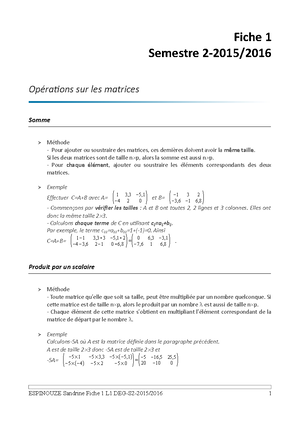 Corrige TD2 S2 2020 2021 - PASS économie-gestion Corrigé dossier de ...