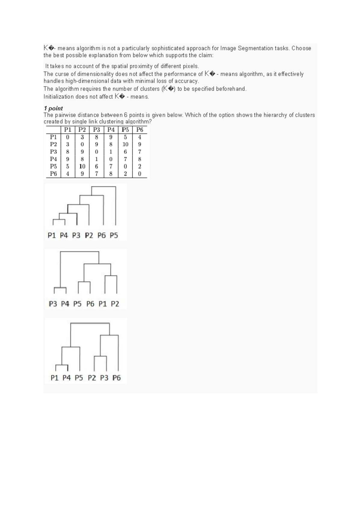 Introduction to machine learning - K - means algorithm is not a ...