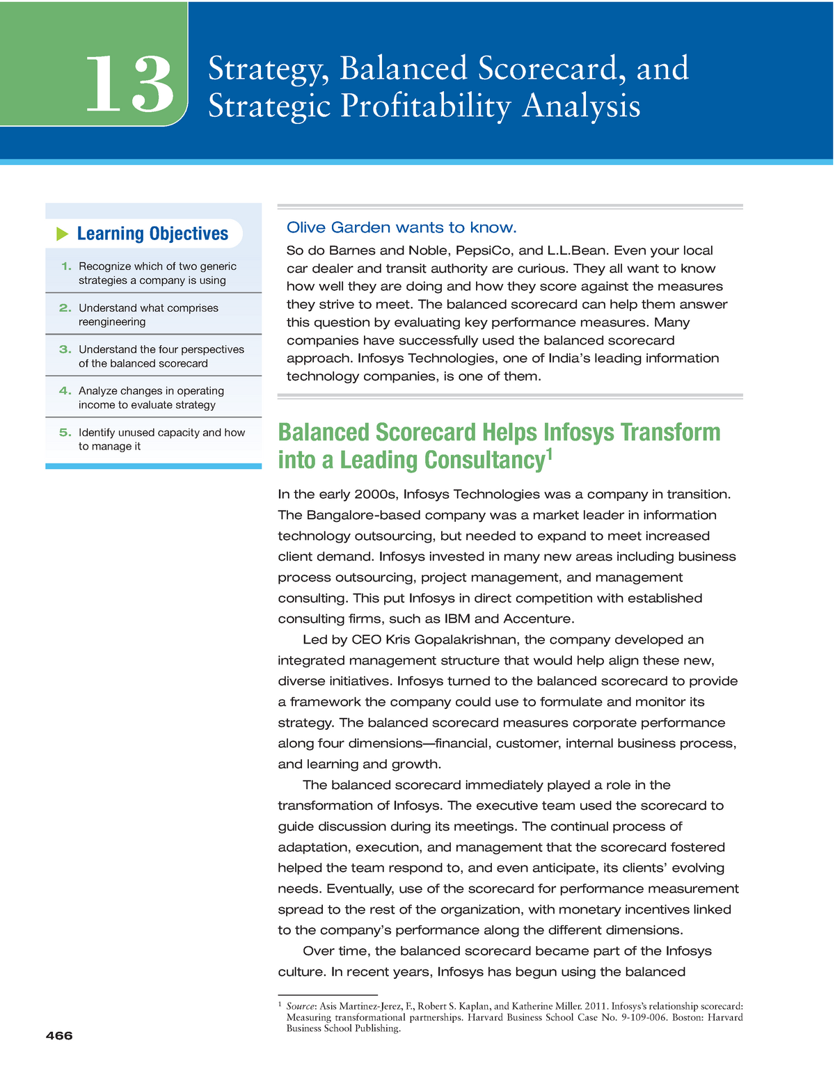 Chapter 13 Strategy Balanced Scorecard And Strategic Profitability Analysis Studocu