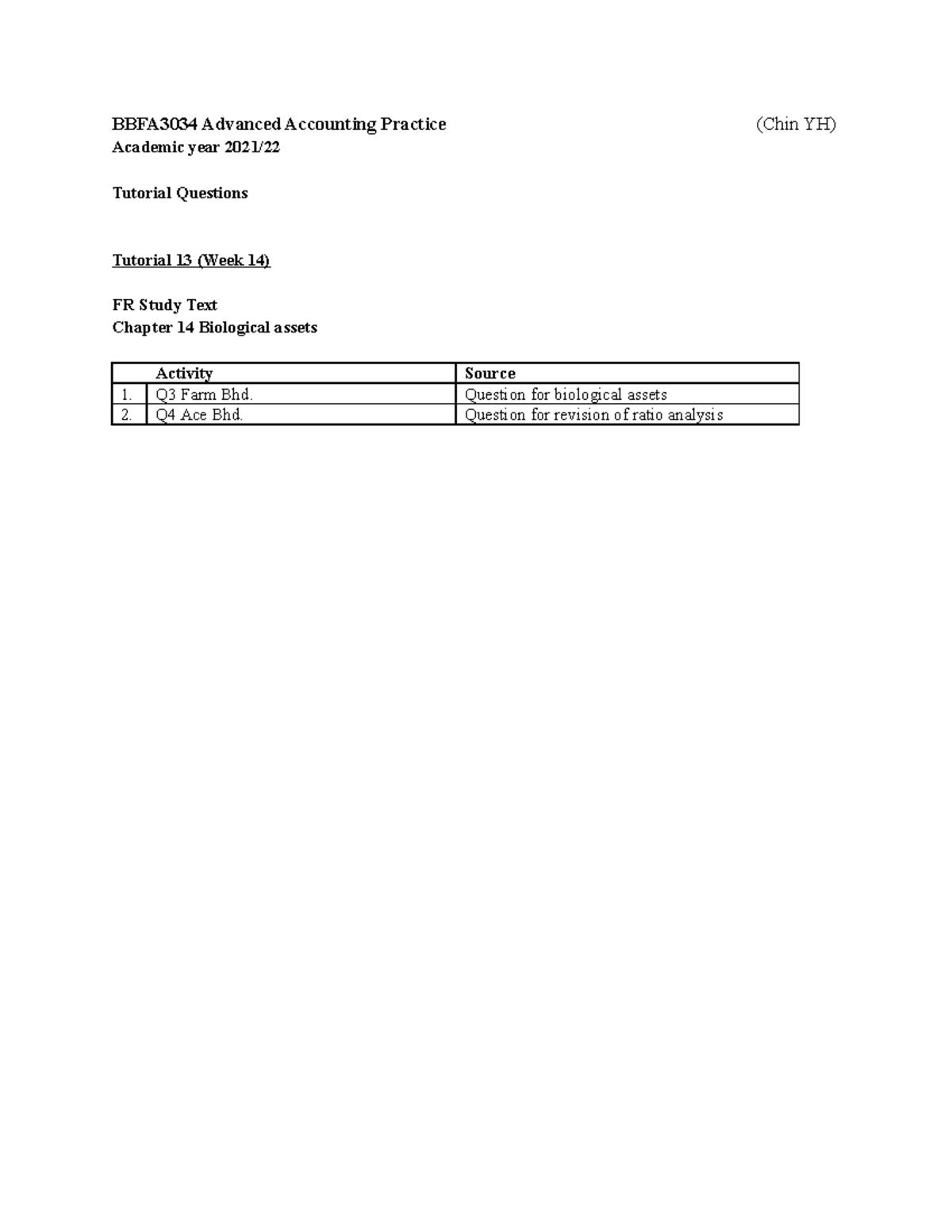 T13. Biological assets-student - BBFA3034 Advanced Accounting Practice ...