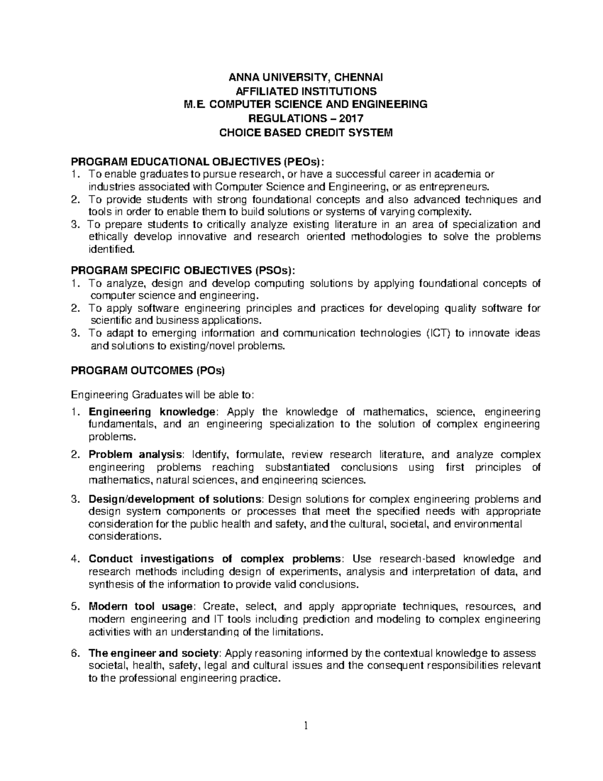 29. M.E. CSE - Cse - ANNA UNIVERSITY, CHENNAI AFFILIATED INSTITUTIONS M ...
