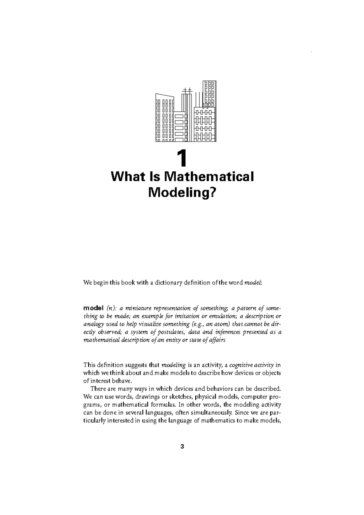 Chap1-modeling - operations research - 1 What Is Mathematical Modeling ...