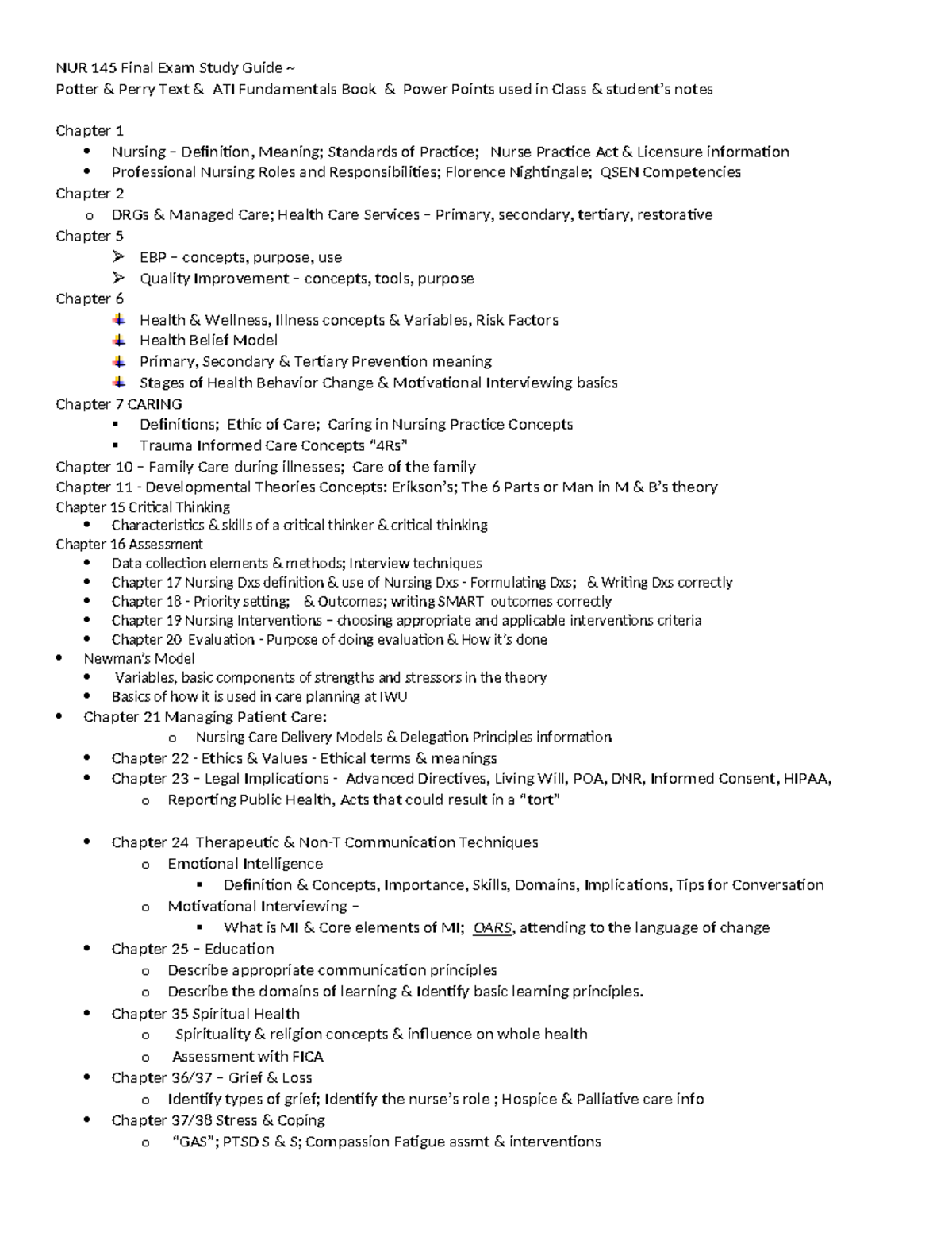 145-final-exam-guide-nur-145-final-exam-study-guide-potter-perry