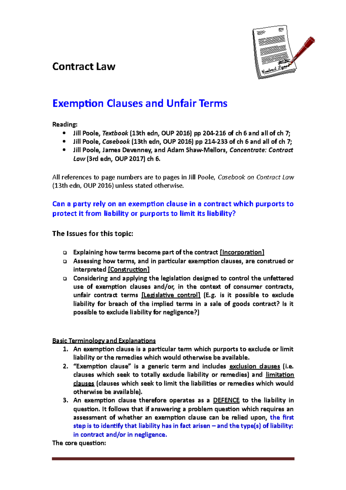 exemption-clauses-contract-law-exemption-clauses-and-unfair-terms