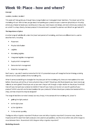 Fundamentals of Marketing Final Assignment - Assignment 4: Selecting ...