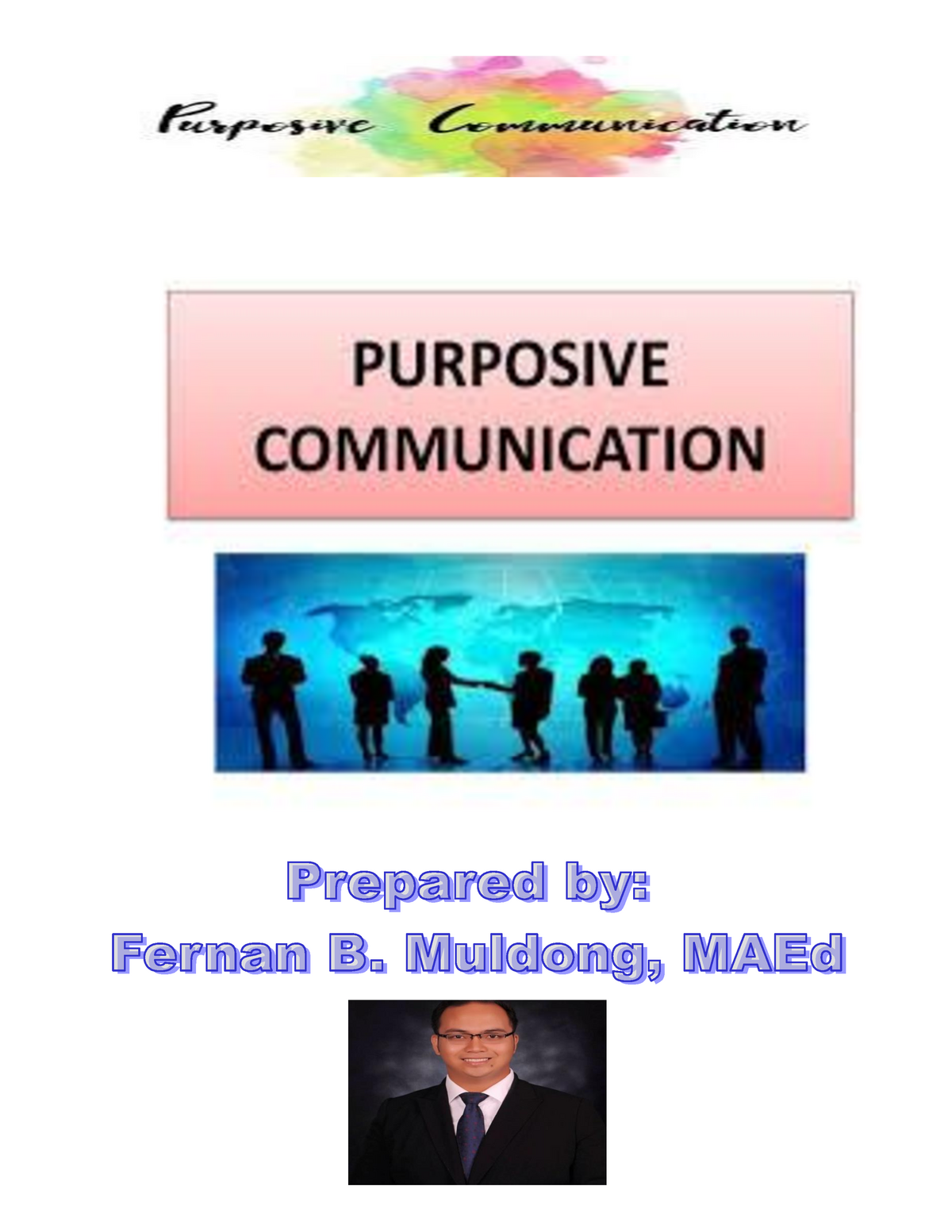 research topic about purposive communication