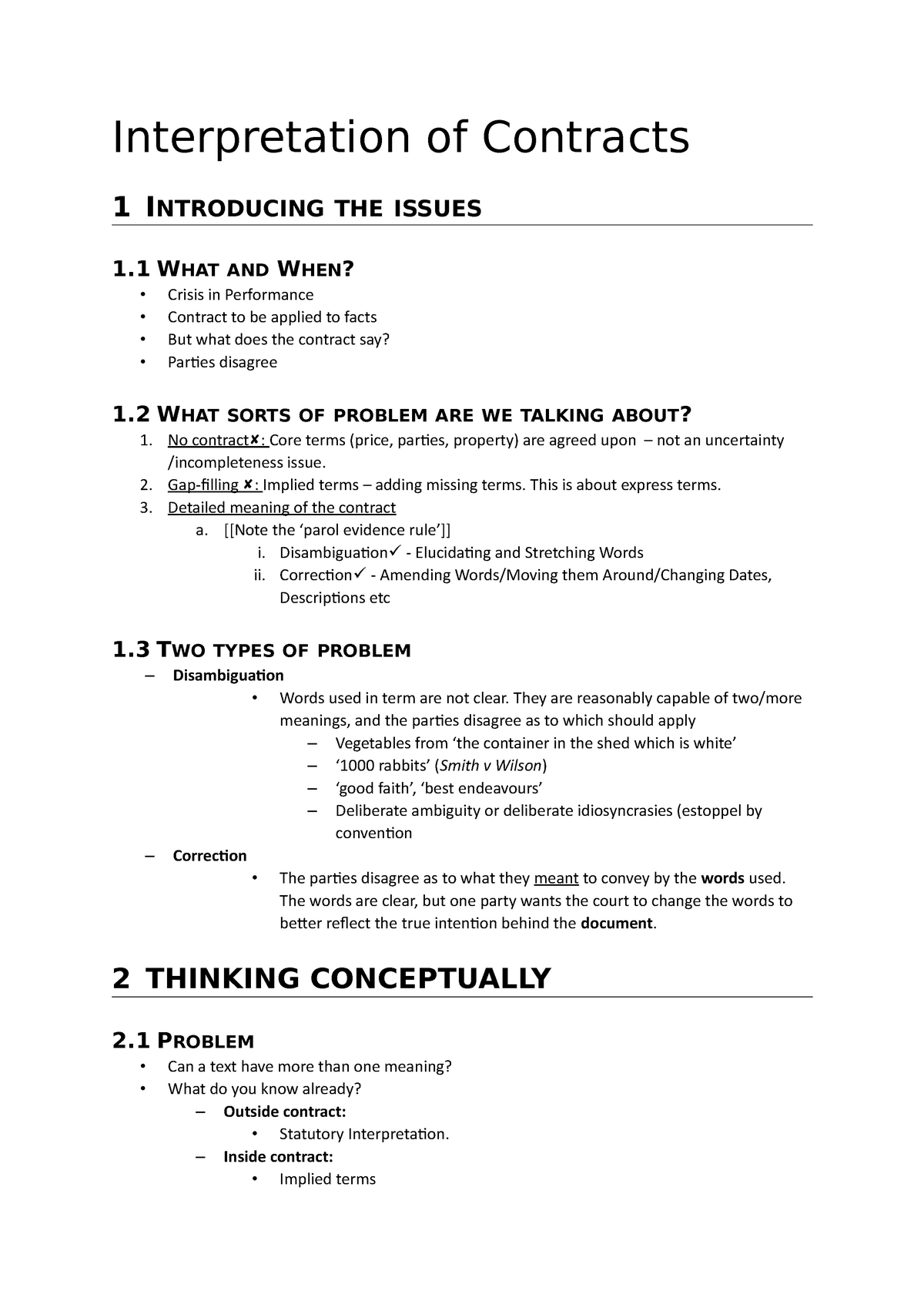 interpretation-of-contracts-notes-interpretation-of-contracts-1-introducing-the-issues-1-what