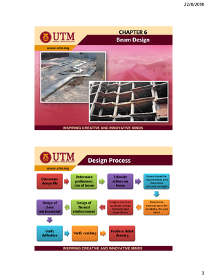 07 Slab Design (one slide per page) - Reinforced Concrete Slab One-way ...