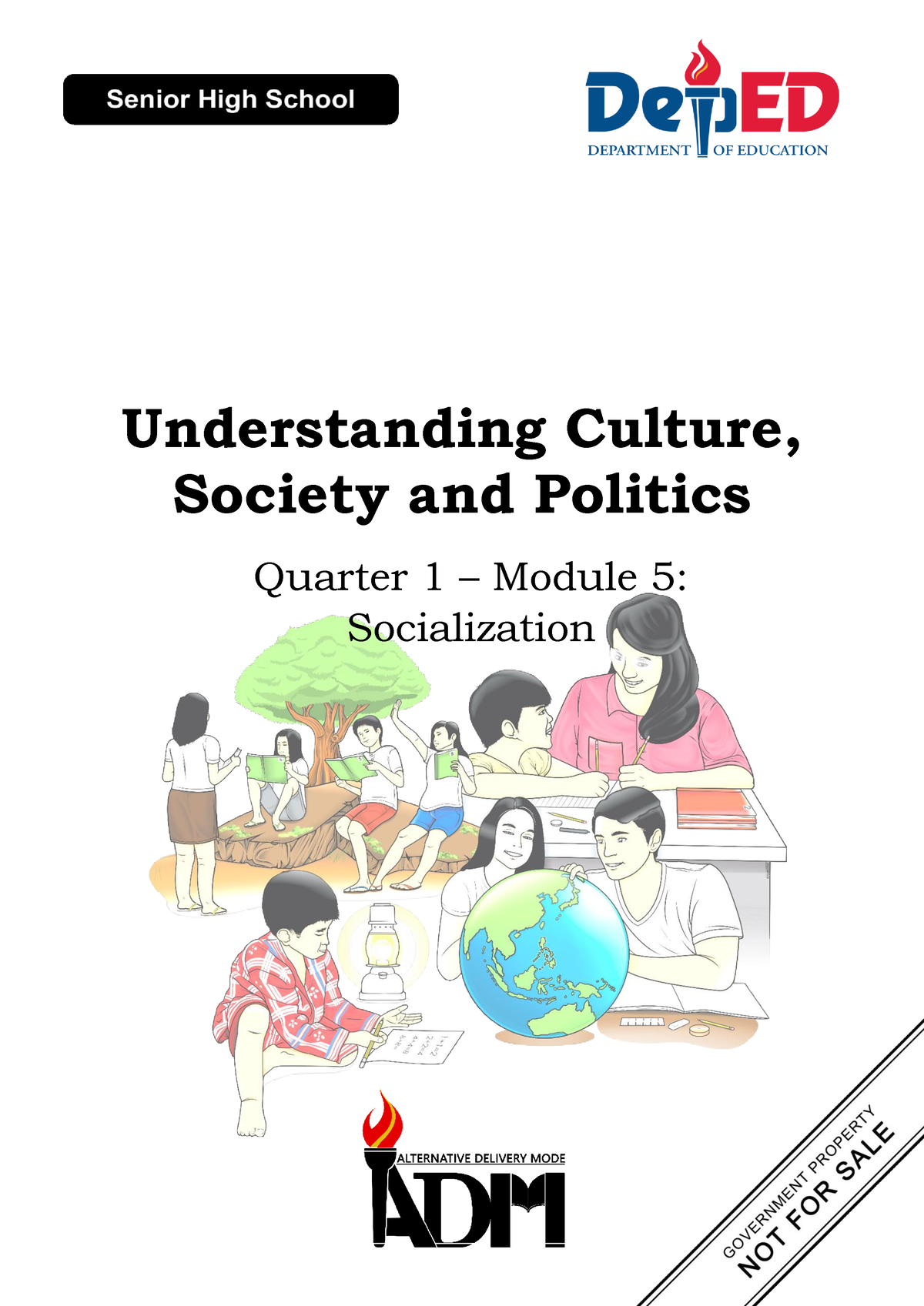 UCSP11 ADM Q1-5 M5 2020 V10 - Understanding Culture, Society And ...