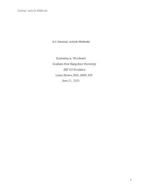 5-1 Journal Article Findings - Journal 5-1: Article Findings ...
