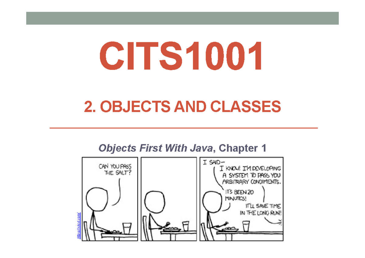 Agile web development - 2. OBJECTS AND CLASSES Objects First With Java ...