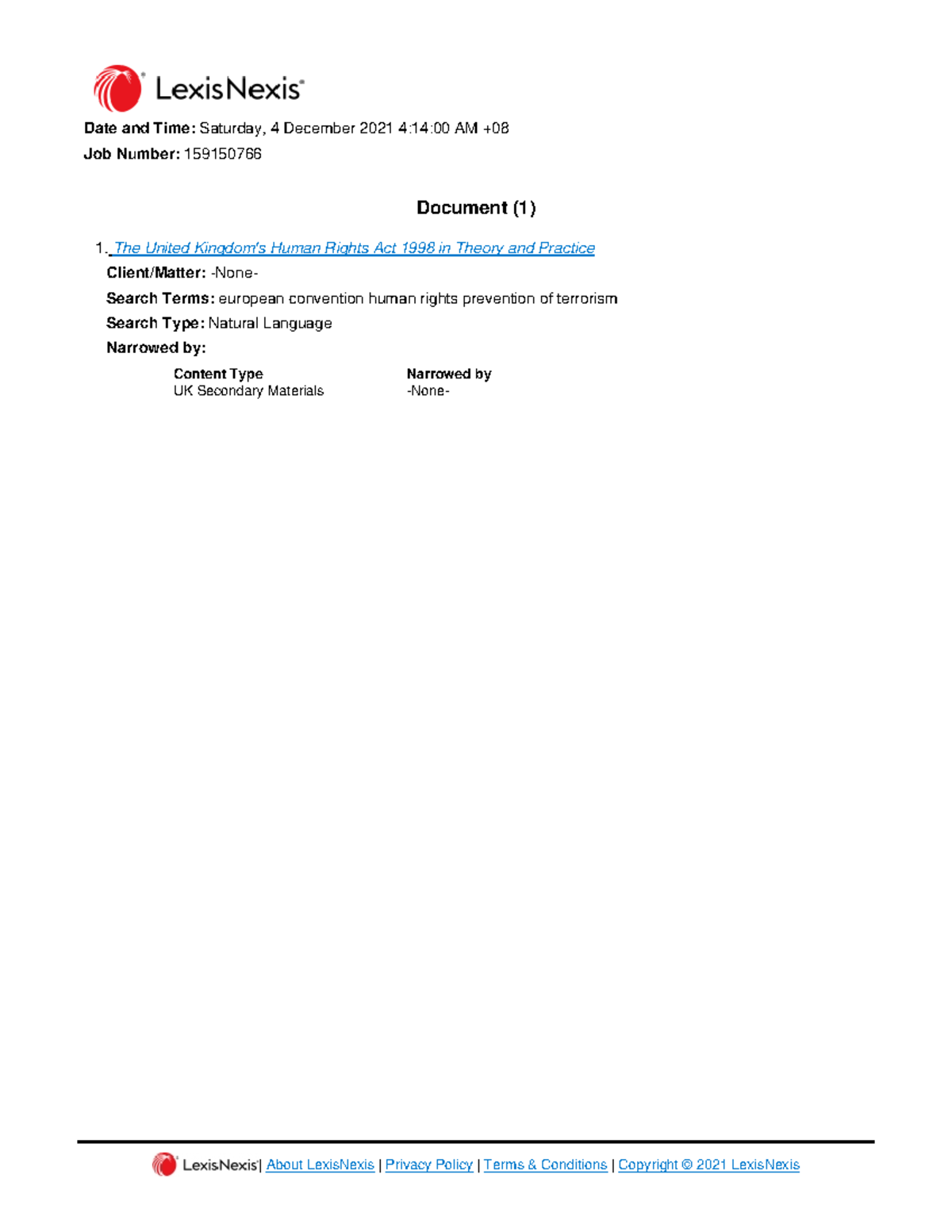 The United Kingdom's Human Rights Act 1998 in Theory an ...
