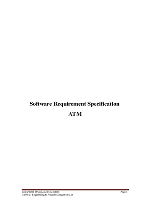 Sample SRS - SRS for hospital management system - SOFTWARE REQUIREMENTS ...