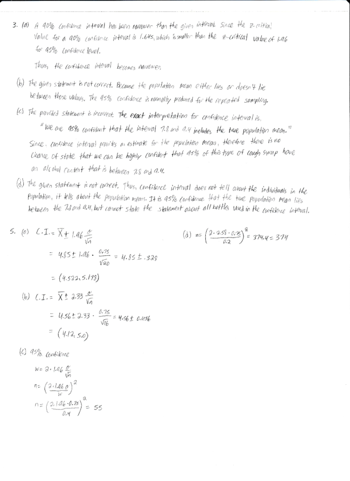 Homework 8 Problems - MATH 453 - Studocu