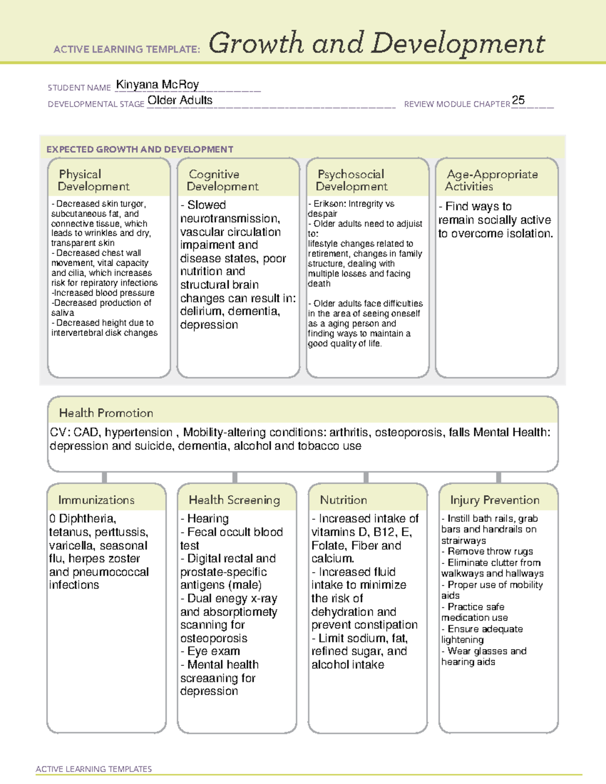 Temp 2 - n/a - MRIT 301 - ACTIVE LEARNING TEMPLATES EXPECTED GROWTH AND ...