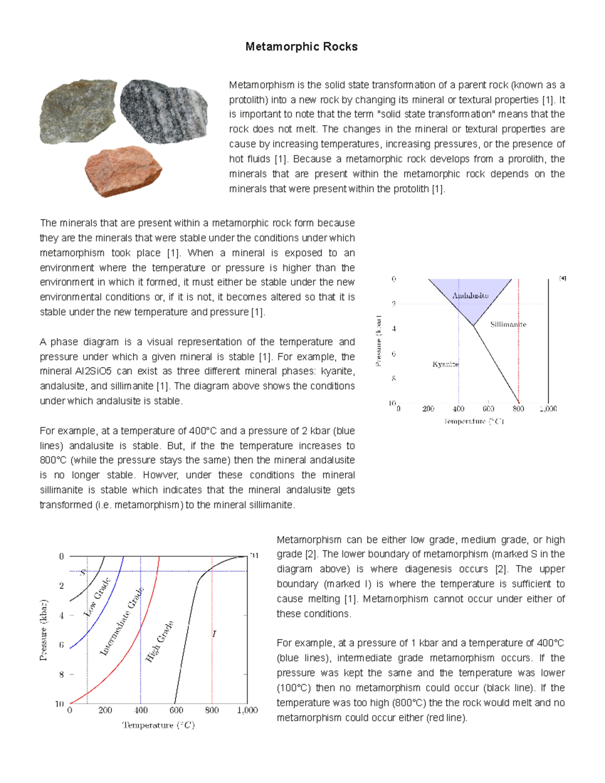 08-metamorphic-rocks - Metamorphic Rocks Metamorphism is the solid ...