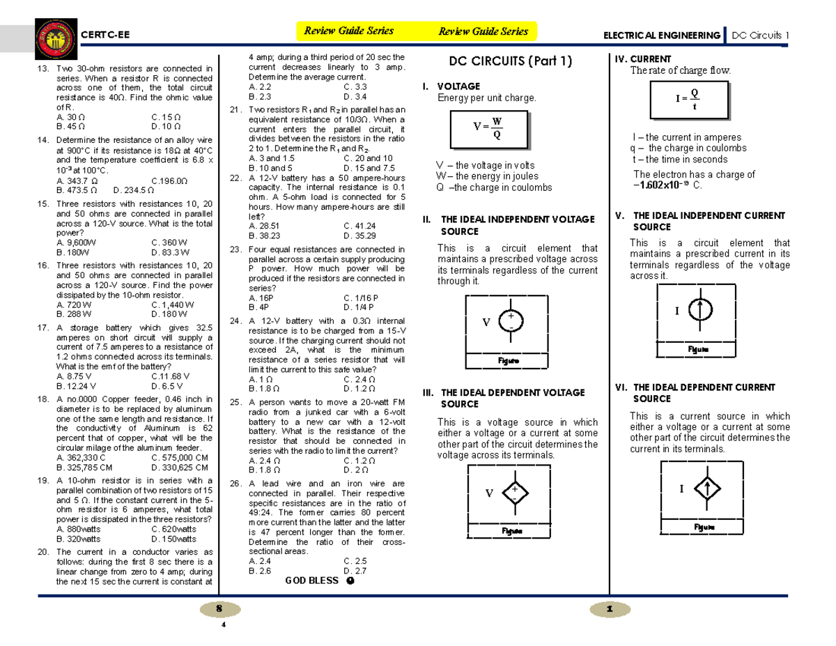 01-dc1-review-notes-two-30-ohm-resistors-are-connected-in-series