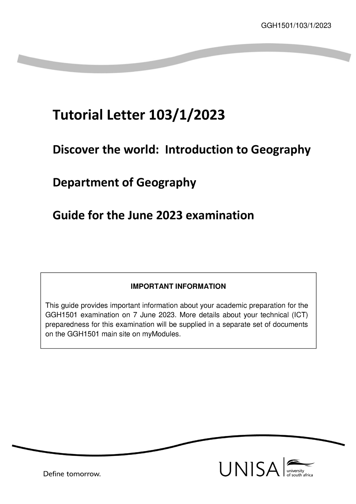 GGH1501 Academic Exam Guide June 2023 513b9d9555c5479c24545 d2123f17a79 ...