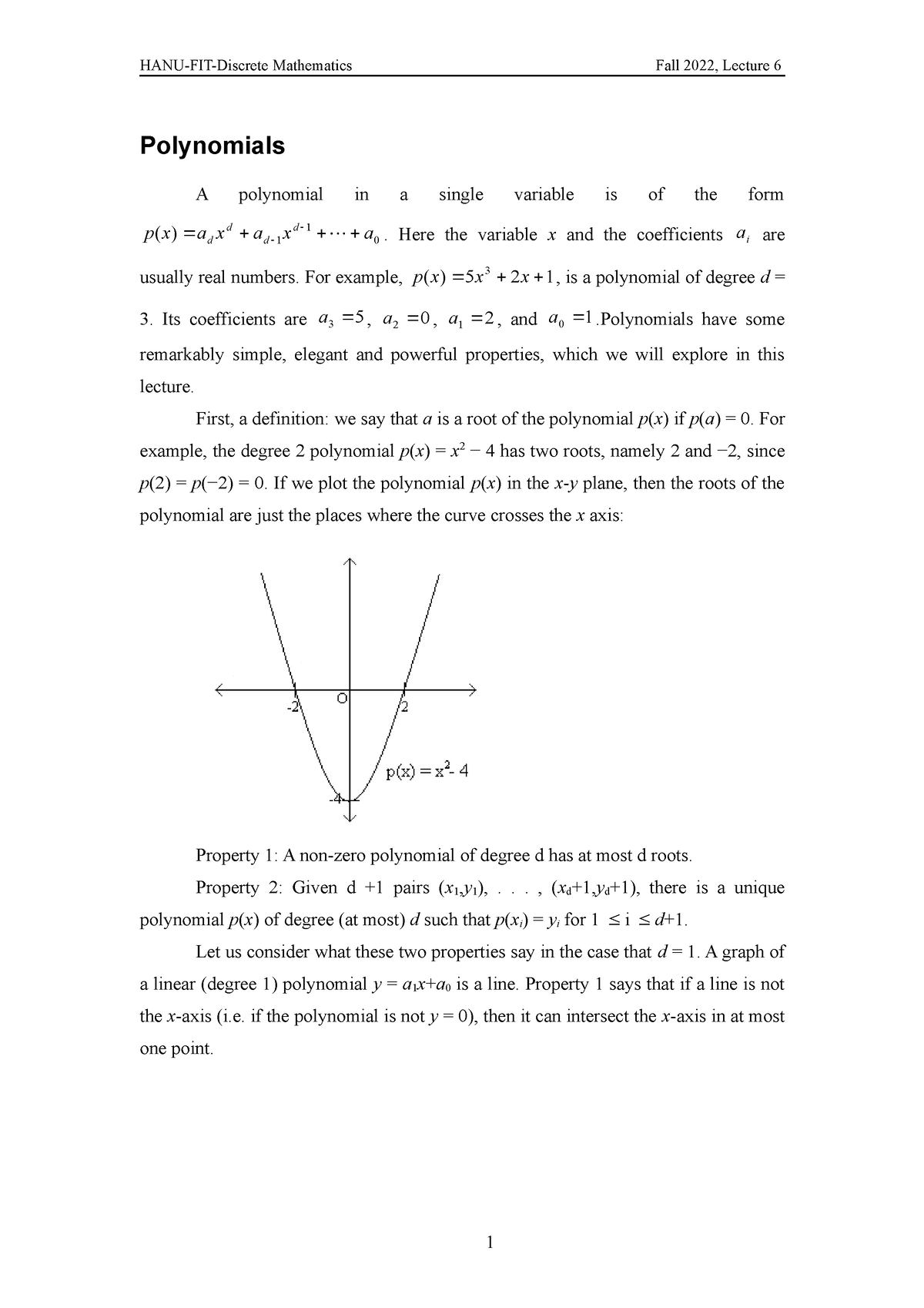 mat211-lec06-polynomial-polynomials-a-polynomial-in-a-single-variable