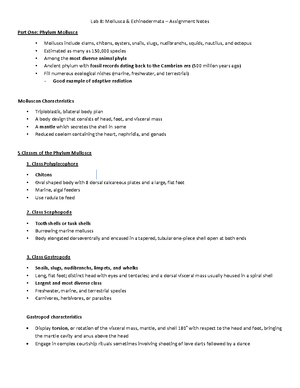 Lab 2 - Protista Taxonomy - Lab 2 – PROTISTA AND A BRIEF OVERVIEW OF ...