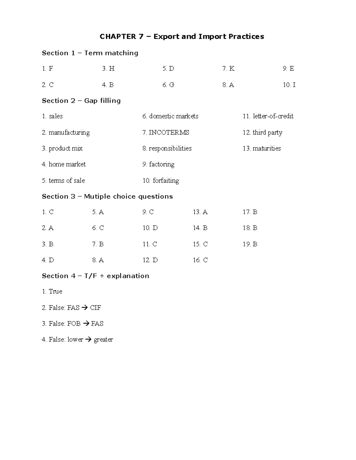 Chapter 7. KEYdocx - CHAPTER 7 – Export And Import Practices Section 1 ...