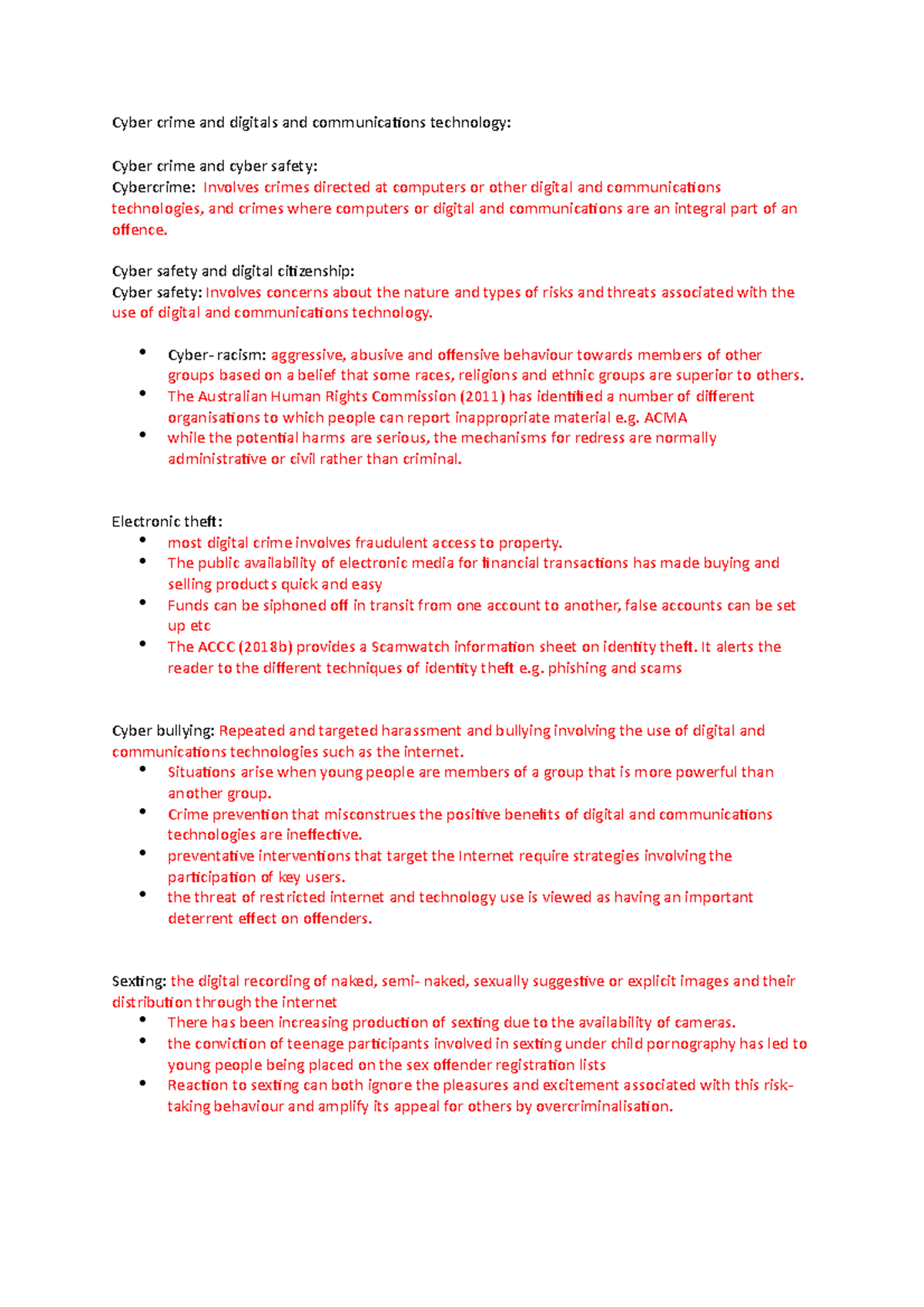 Cyber crime - Cyber safety and digital citizenship: Cyber safety ...