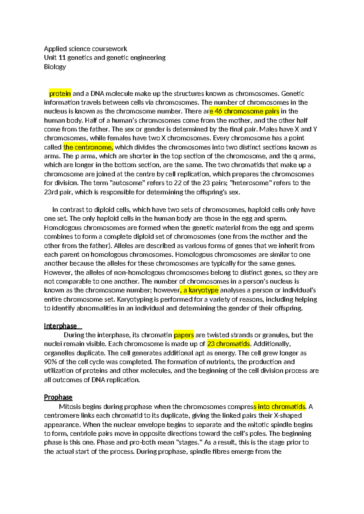 unit 11 genetics and genetic engineering assignment 2