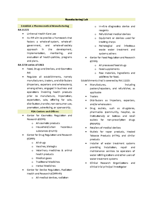 Clinpharm Lec Finals - Reviewer for clinical pharmacy subject ...