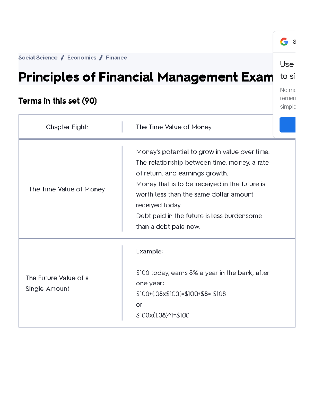 Principles Of Financial Management Exam 2 Flashcards Quizlet ...