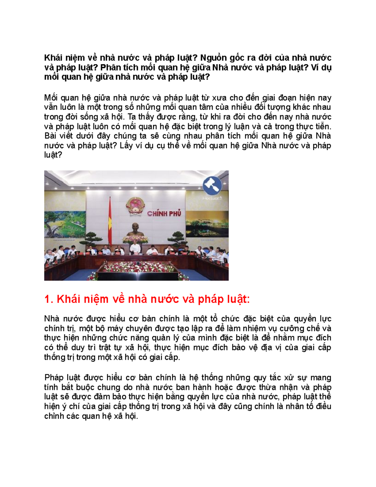 Khái niệm về nhà nước và pháp luật - Khái niệm về nhà nước và pháp luật? Nguồn gốc ra đời của nhà - Studocu