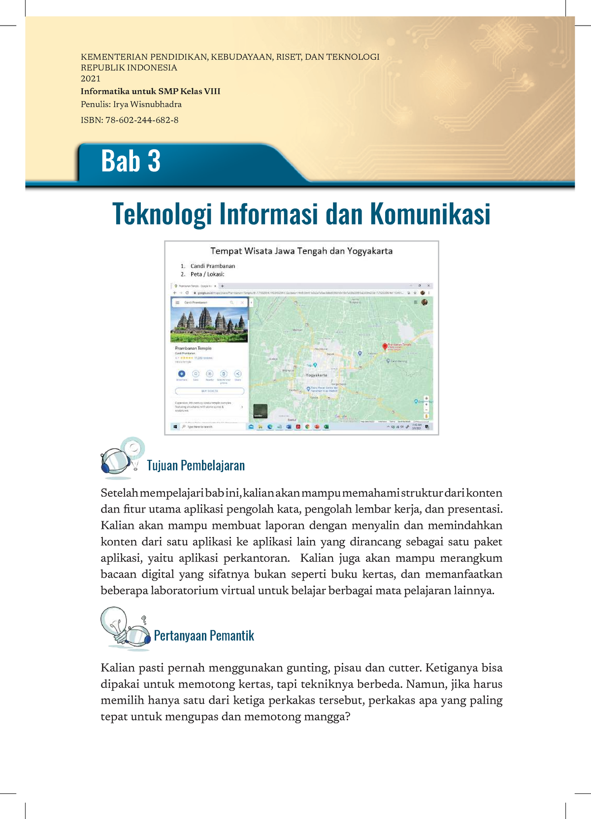 Bab 3 Teknologi Informasi Dan Komunikasi - KEMENTERIAN PENDIDIKAN ...