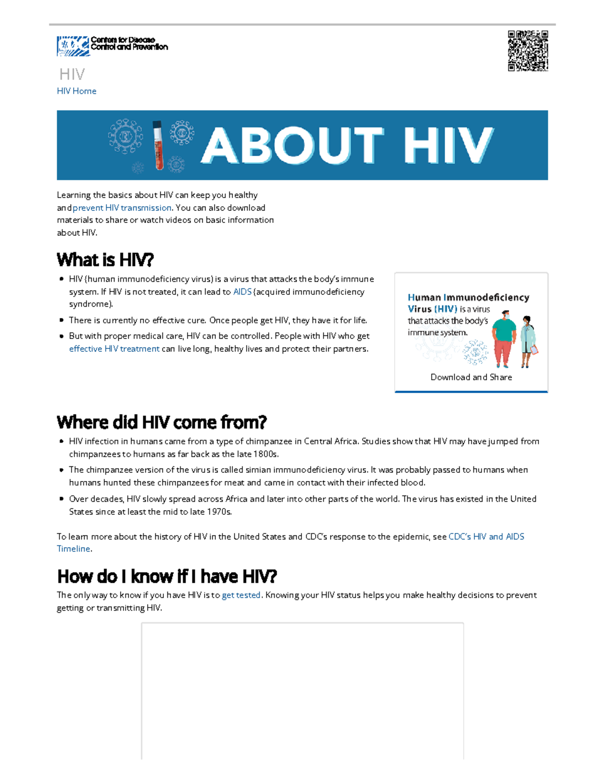 About HIV_AIDS _ HIV Basics _ HIV_AIDS _ CDC - HIV HIV Home Learning ...