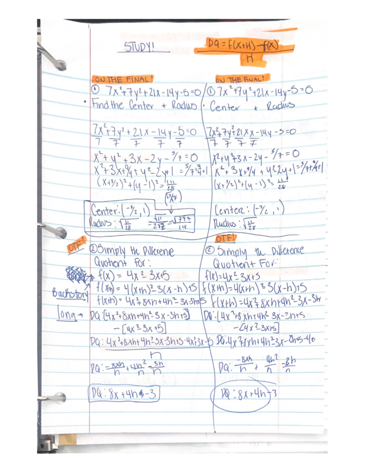 THE Final - MATH-M 118 - Studocu