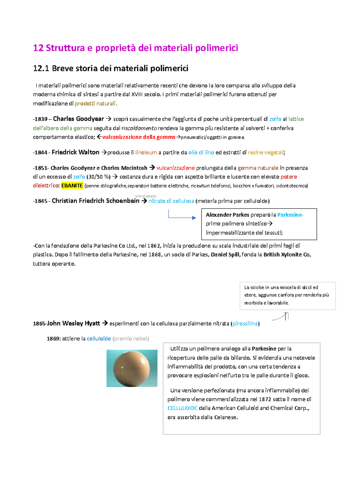 12 Struttura e proprietà dei materiali polimerici - I primi materiali ...