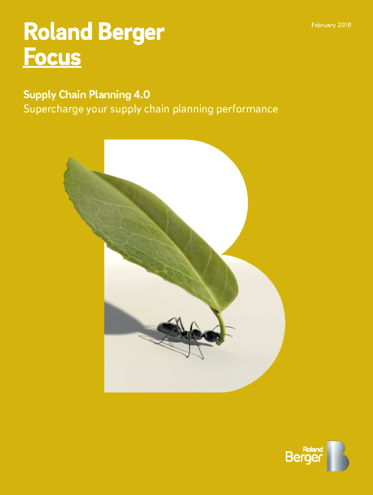 Roland berger supply chain planning - Supply Chain Planning 4 ...