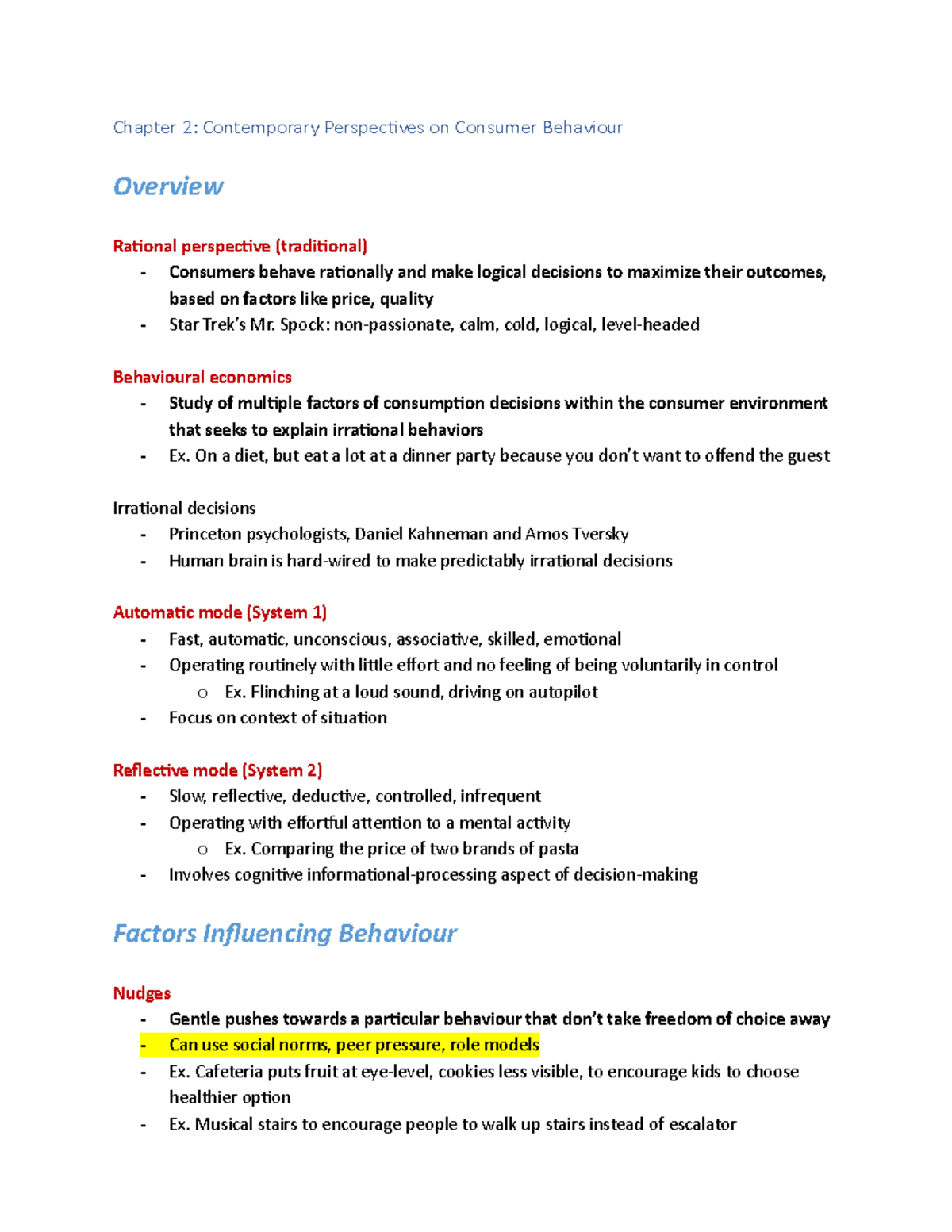 Bus 347 Ch 2 Notes Bus 347 Sfu Studocu