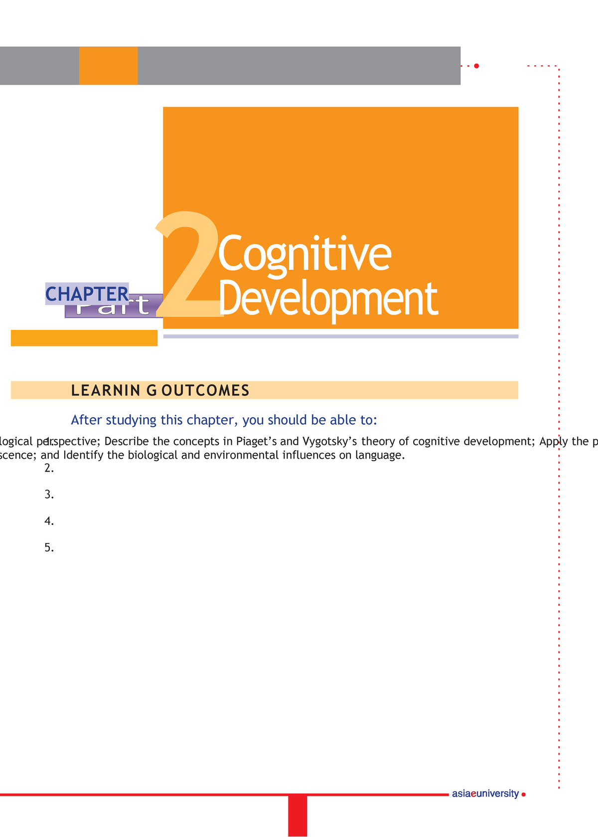 Module 2 PART 2 Cognitive Development - MODULE 2/PART 2 The Learner And ...