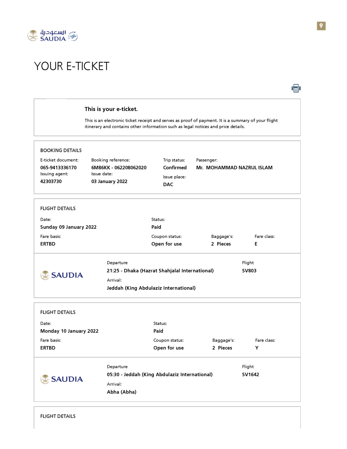 Your E Ticket This Is An Electronic Ticket Receipt And Serves As   Thumb 1200 1553 