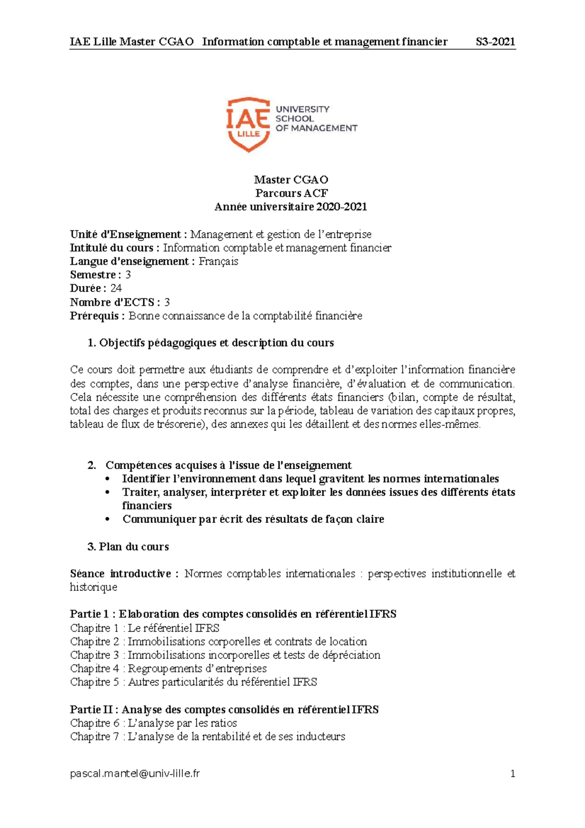 Master ACF Support étudiant 2021 - Master CGAO Parcours ACF Année ...