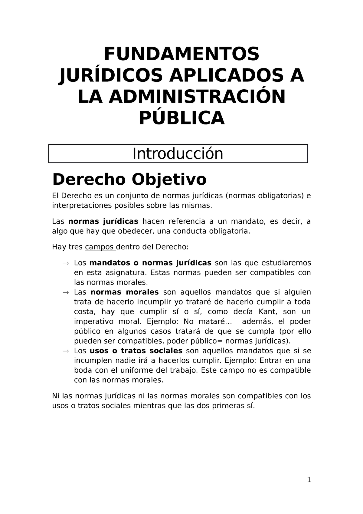 Fundamentos Jurídicos Aplicados A La Administración Pública ...