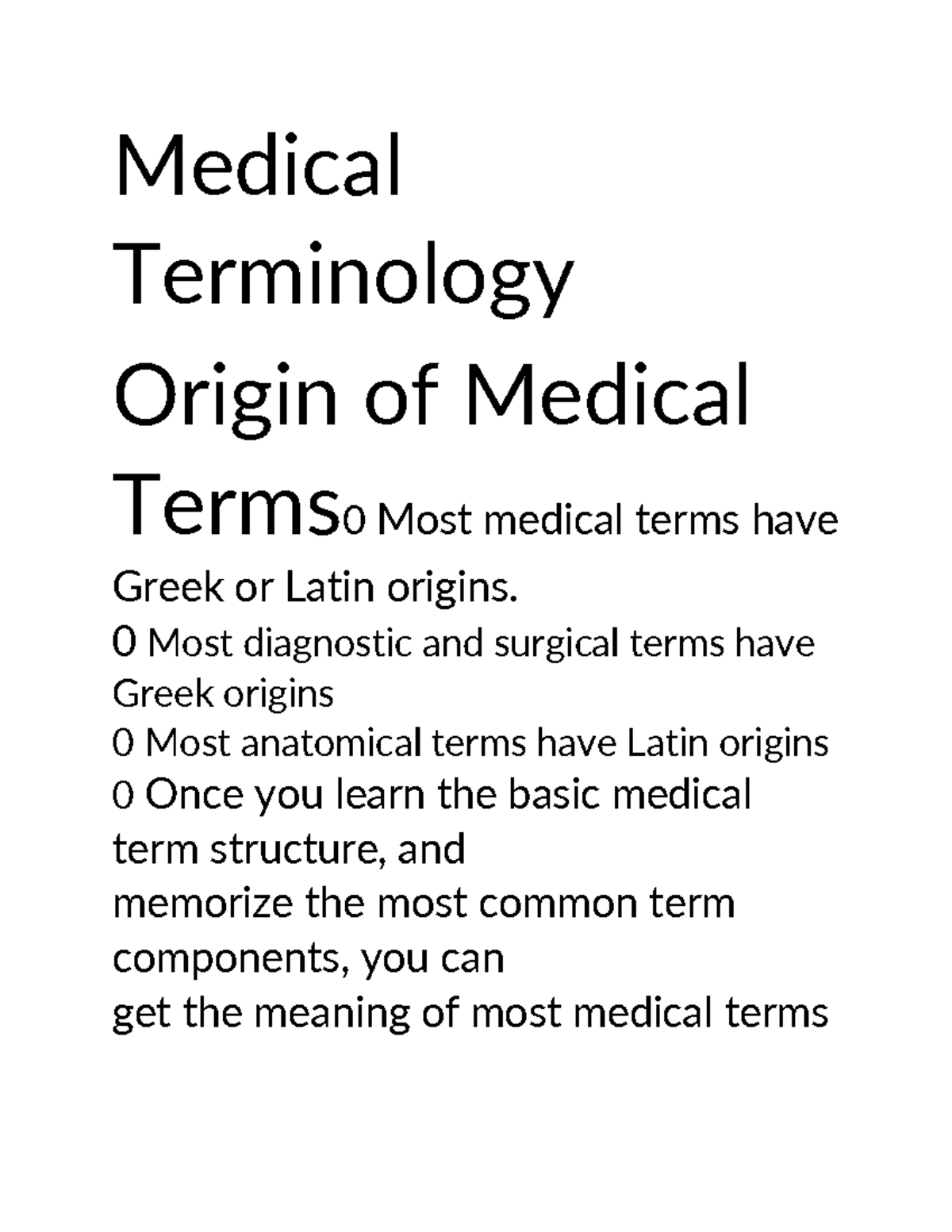 bshn-1400-medical-terminology-medical-terminology-origin-of-medical