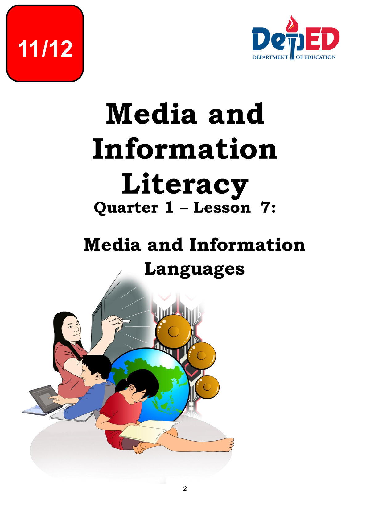 MIL Q1 Lesson 7 - Media And Information Languages - Media And ...