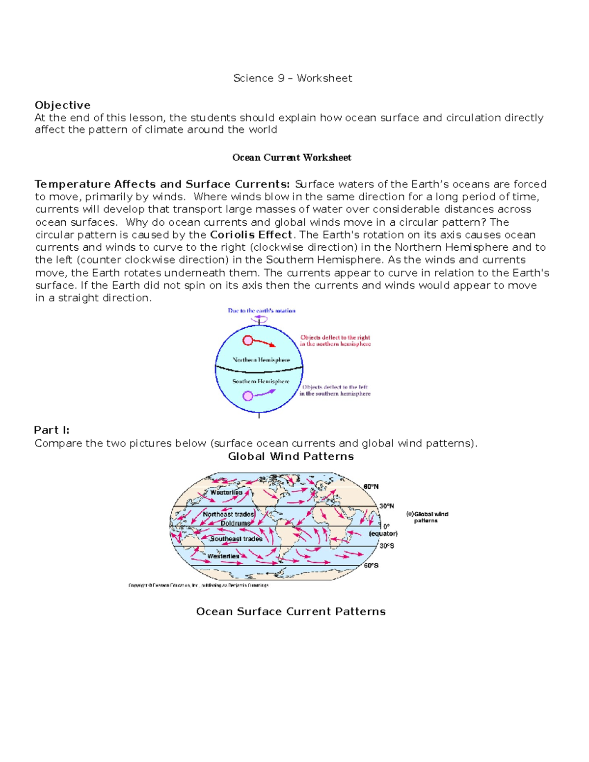 ocean-current-that-affect-climate-science-9-worksheet-objective-at-the-end-of-this-lesson-the-studocu