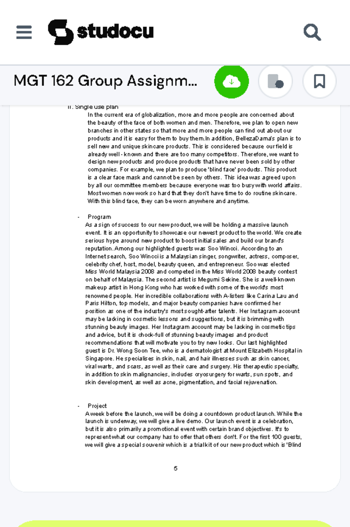 mgt 162 group assignment decision making