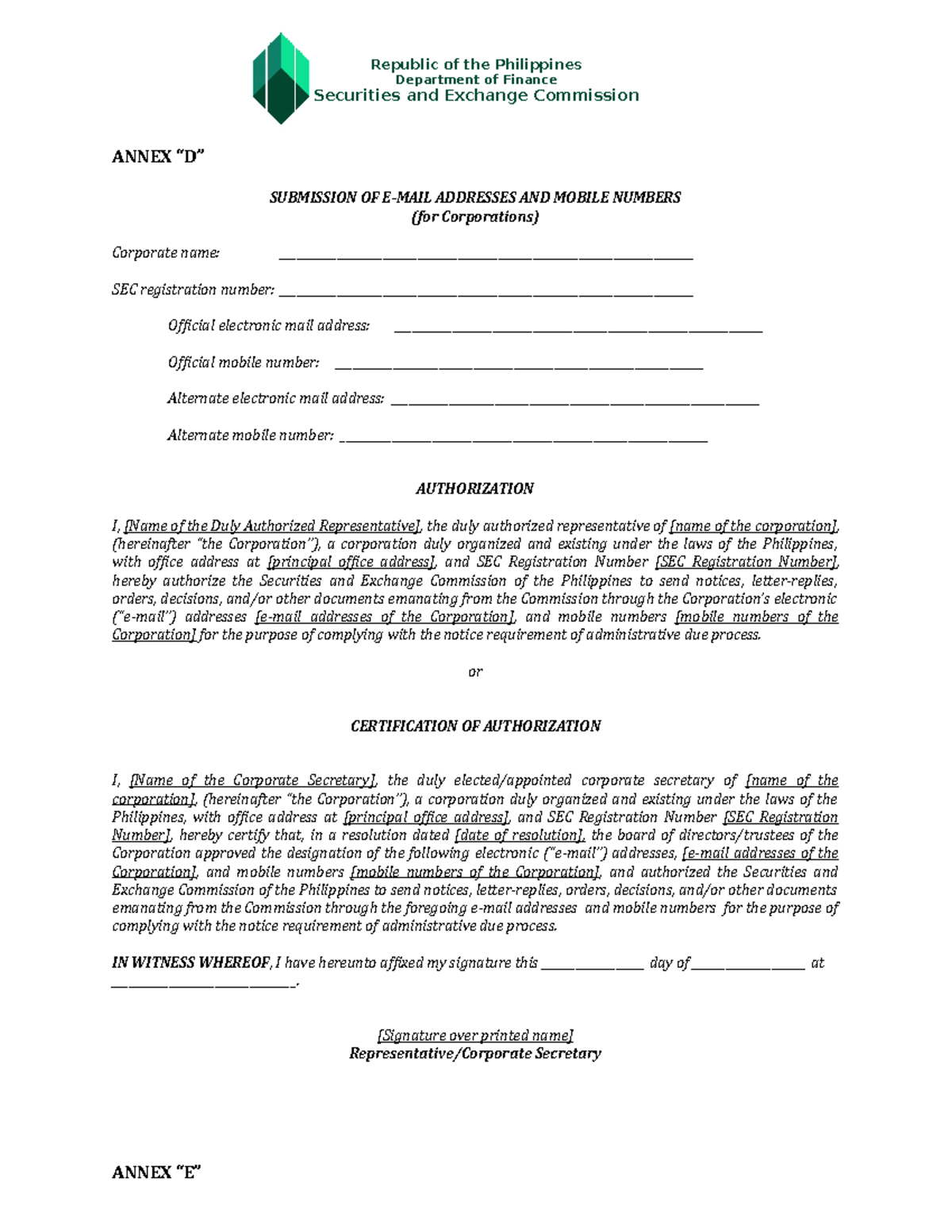 2020Form MC28s2020-Annexes-D-to-G - Department of Finance Securities ...